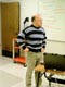 Joseph O'Connor contemplates his presentation