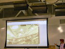 Video camera output is displayed