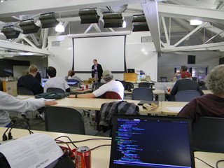 View from the back of the room