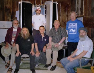 SVFIG members at DigiBarn in front of Cray computer